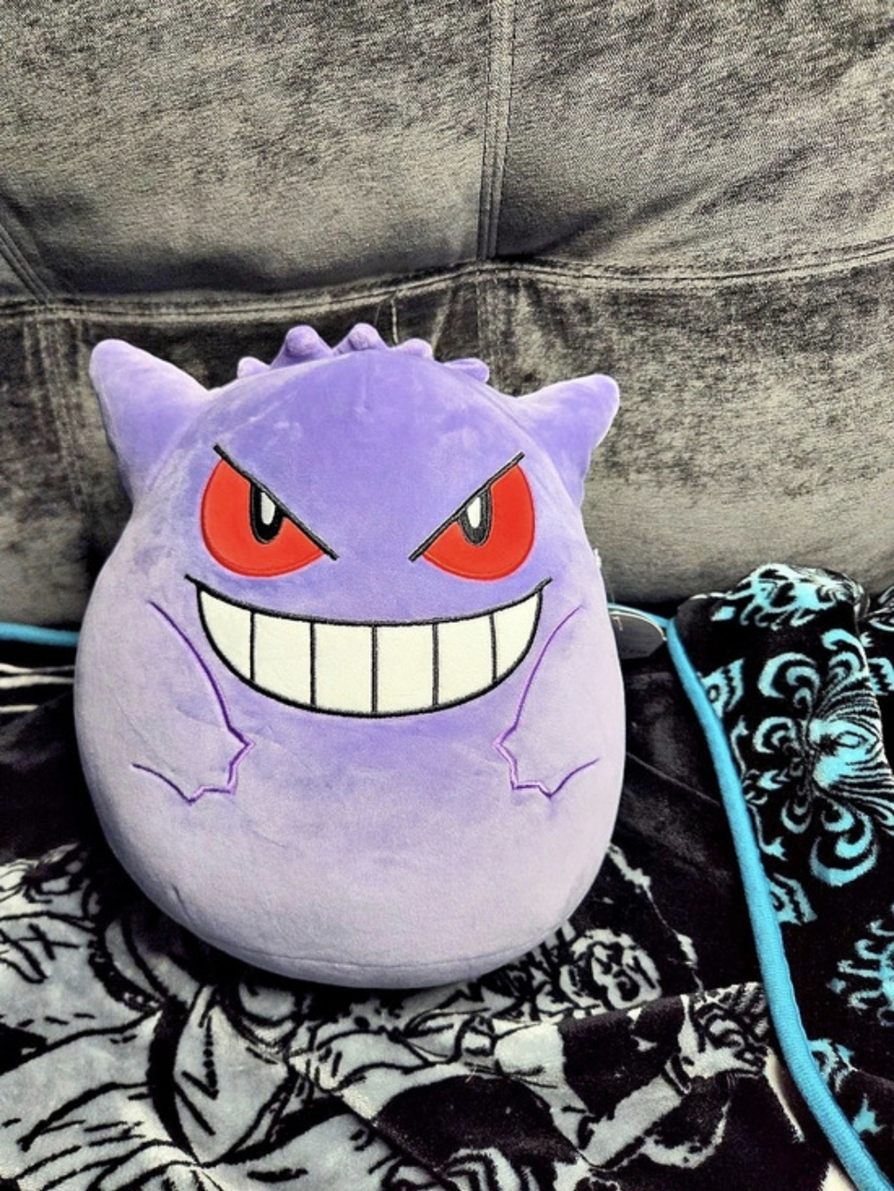 Squishmallows Pokémon Gengar Squishmallow Plush Purple Plush Toy